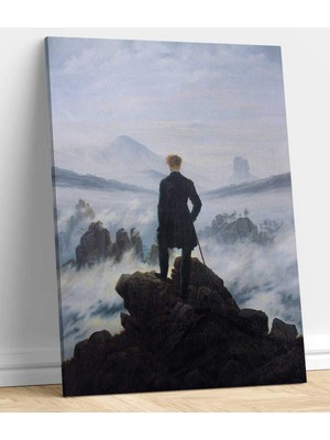 MonoStella Caspar David Friedrich - Bulutların Üzerinde Yolculuk Kanvas Tablo