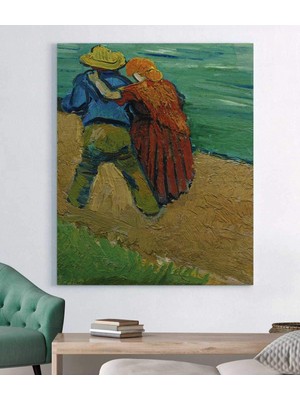 MonoStella Yağlıboya Görünümlü Çift Kanvas Tablo