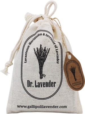 Dr. Lavender 2 Adet Dolap Kokusu Lavanta Kesesi Giysi Arası Kurutulmuş Lavanta Çiçeği Kesesi 22 Gr. Hediyelik