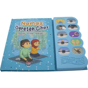 Namaz Öğreten Cihaz Resimli Kitap Seti Mavi    -Elmalılı Hamdi Yazır