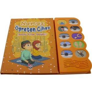 Namaz Öğreten Cihaz Resimli Kitap Seti Turuncu    -Elmalılı Hamdi Yazır