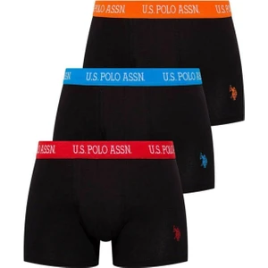 U.S. Polo Assn. 80253 Erkek Siyah 3'lü Boxer