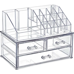 Üç Çekmeceli Makyaj Kozmetik Düzenleyici Organizer Set