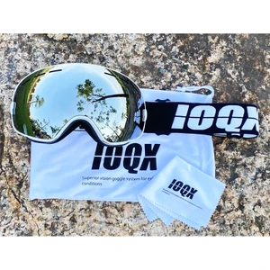 Ioqx  Unisex UV400 Anti Sis  Gri  Kayak Snowboard Gözlüğü