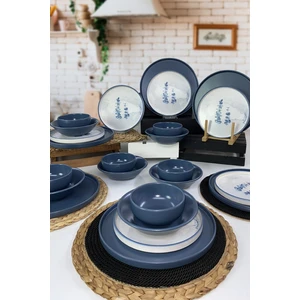 24 Parça 6 Kişilik Stackable Yemek Takımı