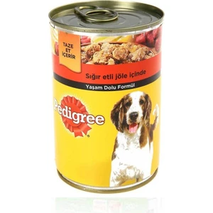 Biftekli Yetişkin Köpek Konservesi 400 gr 12 Adet