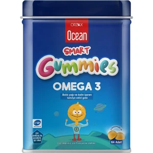 Ocean Smart Gummies Omega 3 Çiğnenebilir Jel Form 64 Tablet