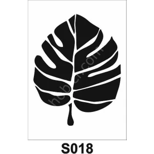 E Hobici Diğer Karışık Desenler Stencil Şablon 21 x 30 cm S-018