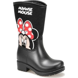 Minnie Mouse Mickey Mouse Siyah Kız Çocuk Yağmur Çizmesi