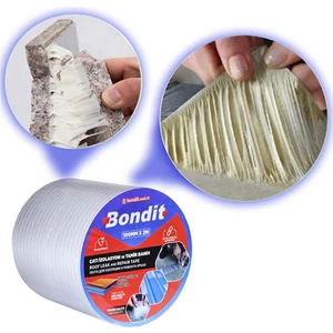 Çatı Izolasyon Ses Su Yalıtım Tamir Bandı Çamur Bant 10 cm x 2 M