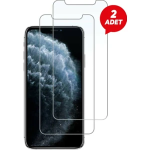 Apple Iphone 12 Uyumlu  12PRO 2 Adet Kırılmaz Temperli Şeffaf Ekran Koruyucu Telefon Camı Şeffaf