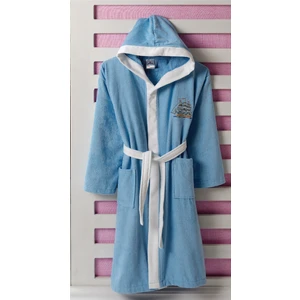 Tombik Baby Mavi Garson Boy Genç Bornoz