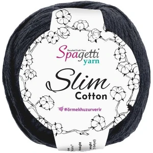 Spagettiyarn Siyah Slim Cotton( 50 Gr)
