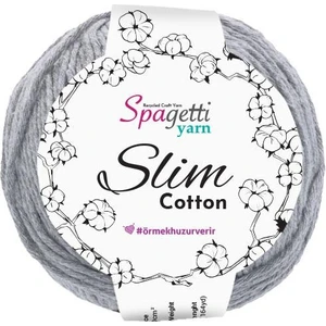 Spagettiyarn Gri Slim Cotton Ip ( 50 Gr)