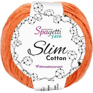 Spagettiyarn Turuncu Slim Cotton ( 50 Gr)