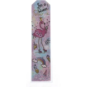 Flamingo Simli Sulu Kitap Ayracı Pembe
