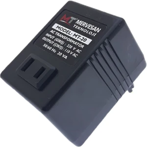 220/110V 20WATT Vac Dönüştürücü Oto Transformatör