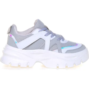 Tekstil + Suni Deri Kadın Sneaker