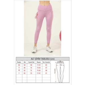 Miss Maral Missmaral Kadın Spor Tayt Lila