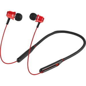 AS-XBK65 Kırmızı Boyun Askılı Mıknatıslı Bluetooth+Tf Kart Spor Kulak Içi Kulaklık