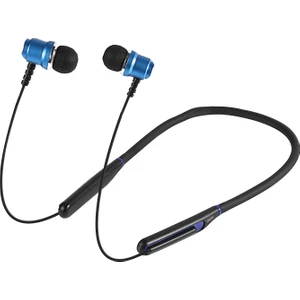 AS-XBK65 Siyah/mavi Boyun Askılı Mıknatıslı Bluetooth+ Tf Kart Spor Kulak Içi Kulaklık