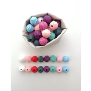 Sihirli Halka Ahşap Bal Kovanı Boncuk Karışık (50 Adet)