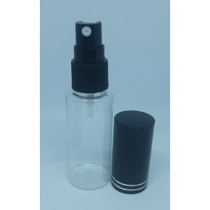 Parfüm ve Kolonya Şişesi 30 ml 5 Adet (TEKRAR DOLDURULABİLİR) Siyah Kapak Boş Plastik