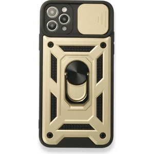 Apple iPhone 11 Pro Max Uyumlu Kızaklı Panzer Seri Silikon Kılıf