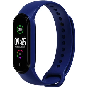 Case 4U Xiaomi Mi Band 6 Akıllı Bileklik Klasik Yumuşak Silikon Kayış Kordon NO1 Lacivert