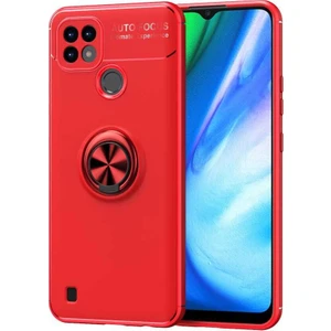Realme C25 Kılıf Yüzüklü Mıknatıslı Silikon Range