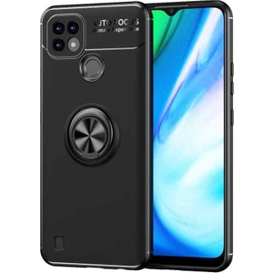 Realme C25 Kılıf Yüzüklü Mıknatıslı Silikon Range
