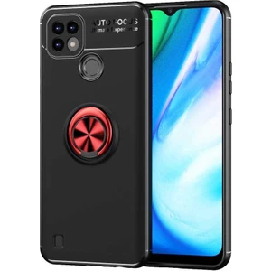 Realme C25 Kılıf Yüzüklü Mıknatıslı Silikon Range