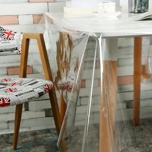 K&M Hometex Şeffaf Ince Masa Örtüsü Pvc 0.25 Mm