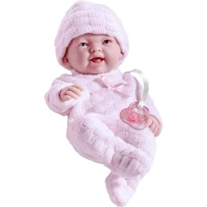 Gerçekçi Yenidoğan Oyuncak Mini Kız Bebek 24 cm - Pembe