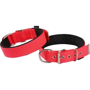 Actirex Actire x  Neon Yumuşak Doku Köpek Boyun Tasma Red Medium 57 cm