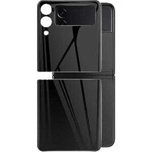 Samsung Galaxy Z Flip 3 3D Standart 2 in 1 Kamera Koruyucu Siyah