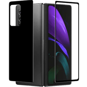 Samsung Galaxy Z Fold 2 Ön Arka 5d Full Yapışkanlı Temperli Ekran Koruyucu