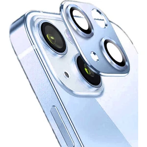 Apple iPhone 13 Mini Kamera Lens Koruyucu Çerçeveli Koruyucu Cl-03