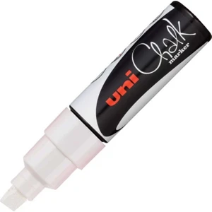 Chalk Marker Wet Wipe Pwe-8k Kesik Uçlu Sıvı Tebeşir Kalemi Beyaz