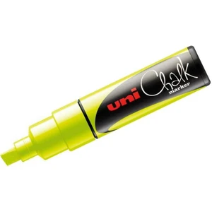 Chalk Marker Wet Wipe Pwe-8k Kesik Uçlu Sıvı Tebeşir Kalemi Fosforlu Sarı