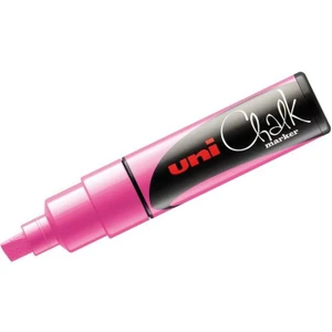 Chalk Marker Wet Wipe Pwe-8k Kesik Uçlu Sıvı Tebeşir Kalemi Fosforlu Pembe