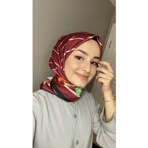 Vera Hijab Kadın Samyeli Twill Eşarp 90*90 cm Eşarp VR5151