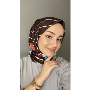 Vera Hijab Kadın Samyeli Twill Eşarp 90*90 cm Eşarp VR5151