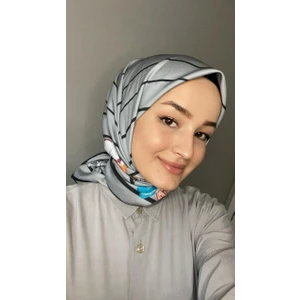 Vera Hijab Kadın Samyeli Twill Eşarp 90*90 cm Eşarp VR5151
