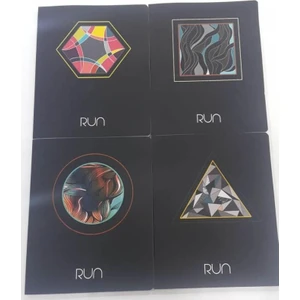 Keskin Color Run 80 Yaprak Kareli Defter 20X25CM