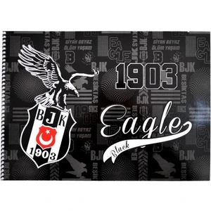 Beşiktaş Lisanslı Resim Defteri 25X35CM Spiralli