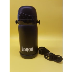 Logon Çelik Matara Termos  600 ml Siyah