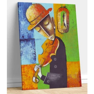 Marinne Vias Sokak Müzisyenleri Kanvas Tablo