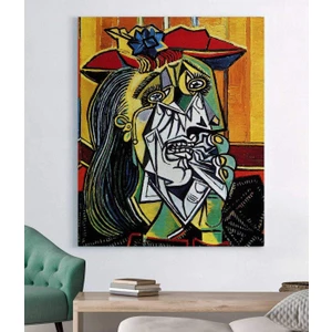 Pablo Picasso Ağlayan Kadın Kanvas Tablo