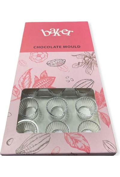 Baker Polikarbon Çikolata Kalıbı Tırtırlı Yuvarlak Bs-80-10